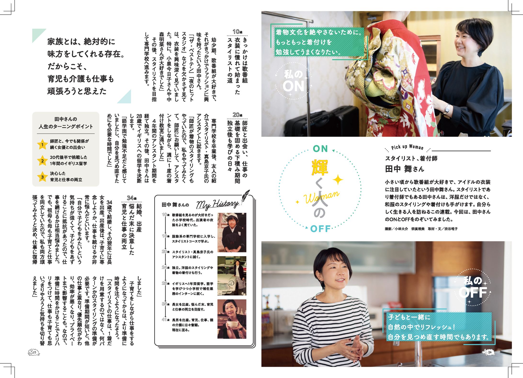 フリーペーパー『めりぃさん』連載 輝くひとのON・OFF-1