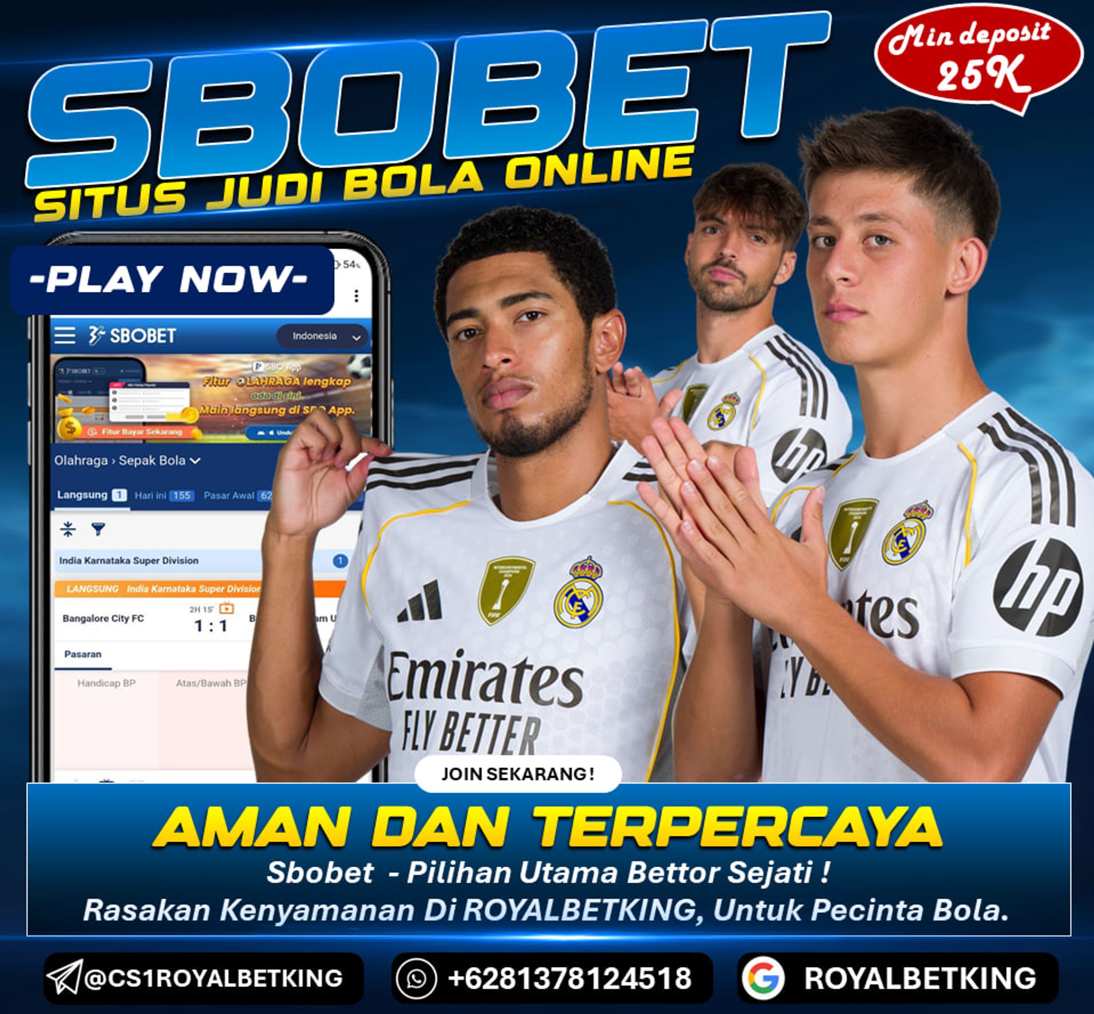 SBOBET - SITUS JUDI BOLA ONLINE TERPERCAYA ROYALBETKING-1