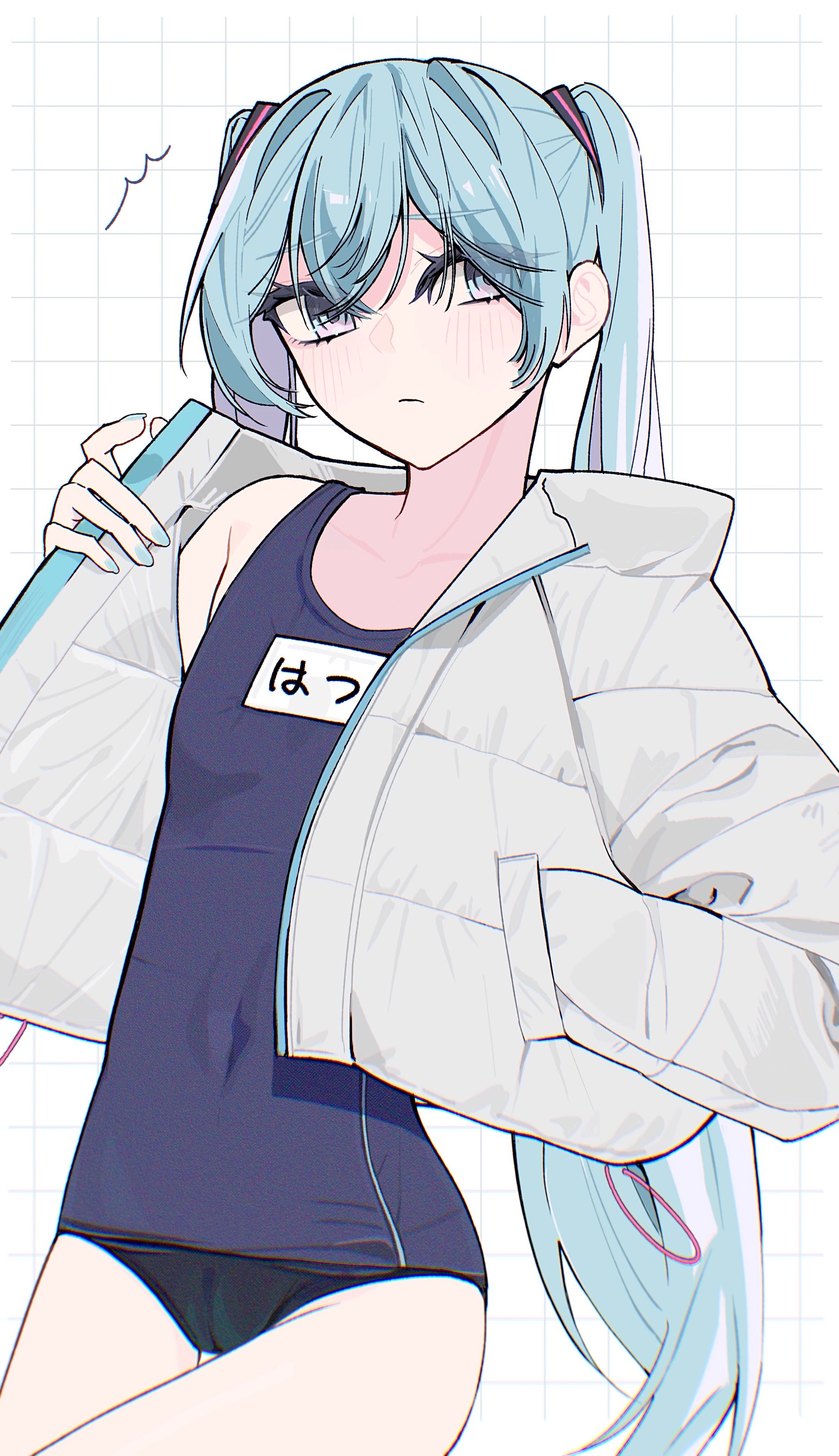 スク水ミク-1