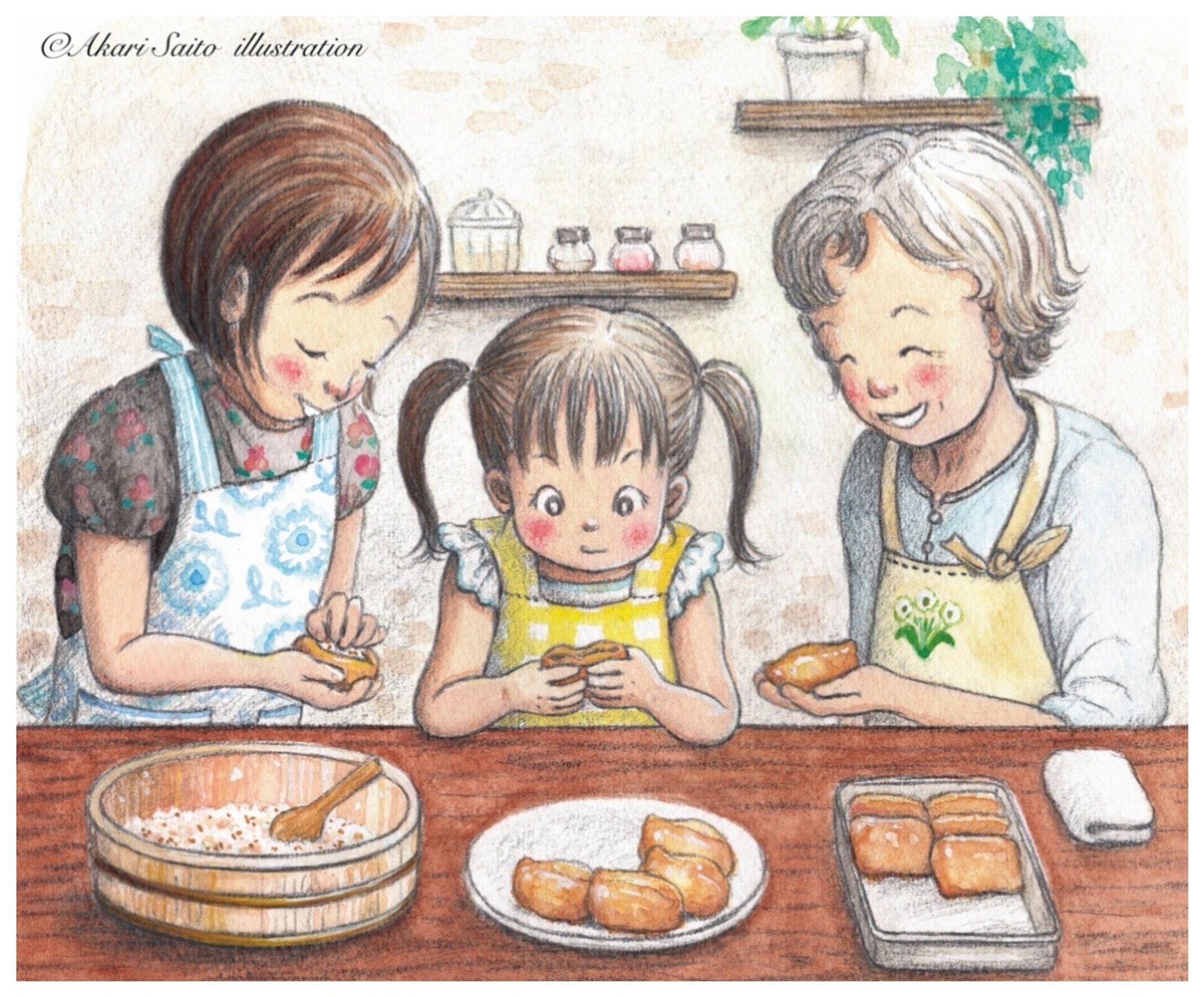 おいなりさん作り-1