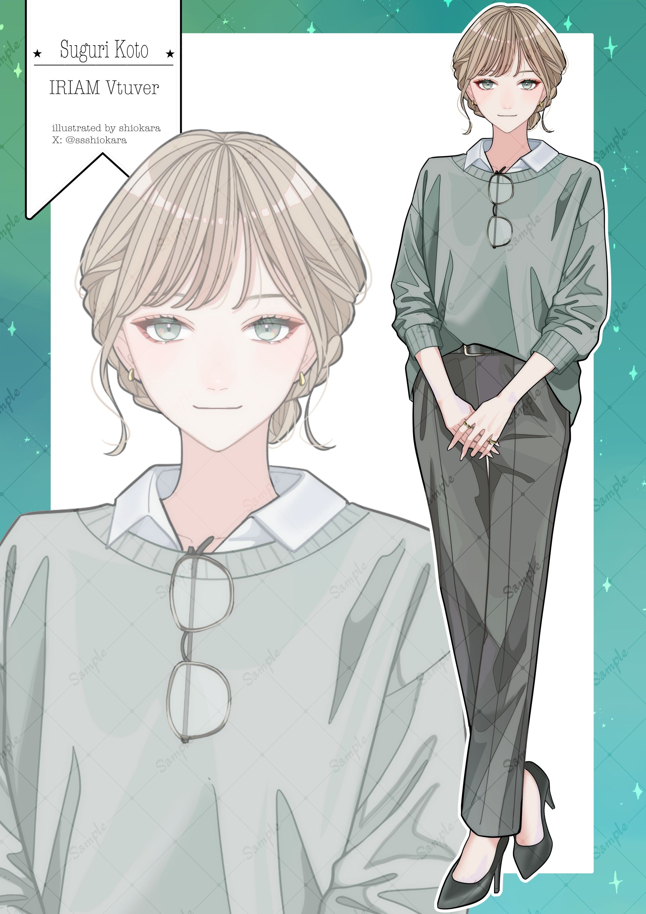 Vtuber 村主こと様 キャラデザ-1