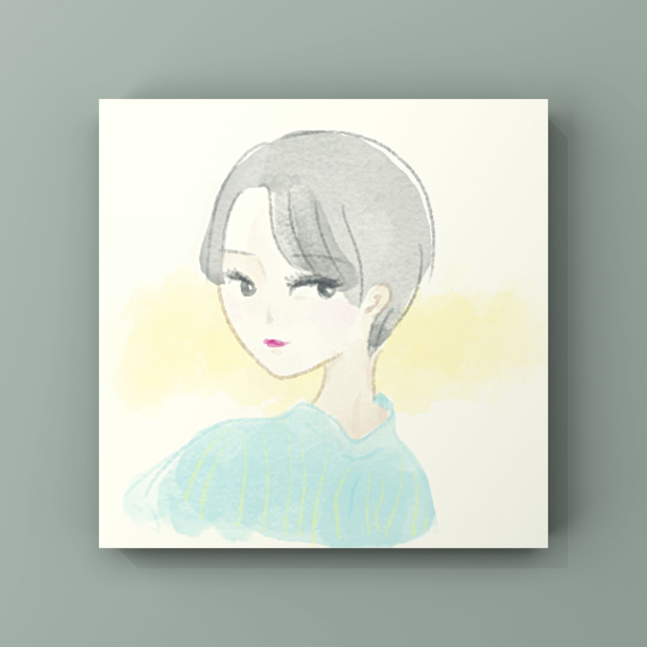 似顔絵　Girls Portrait-1