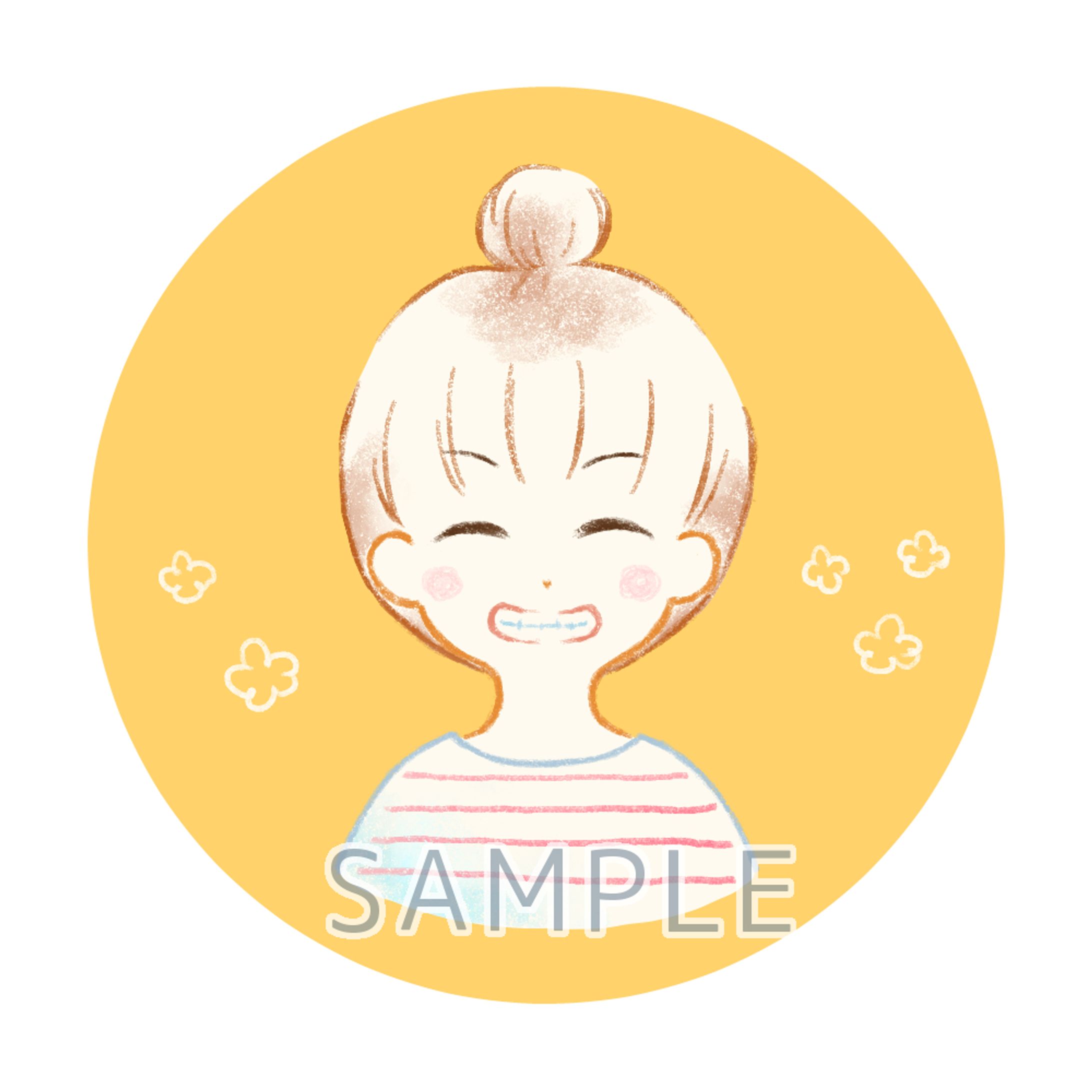 女性のイラスト【自主制作】-1