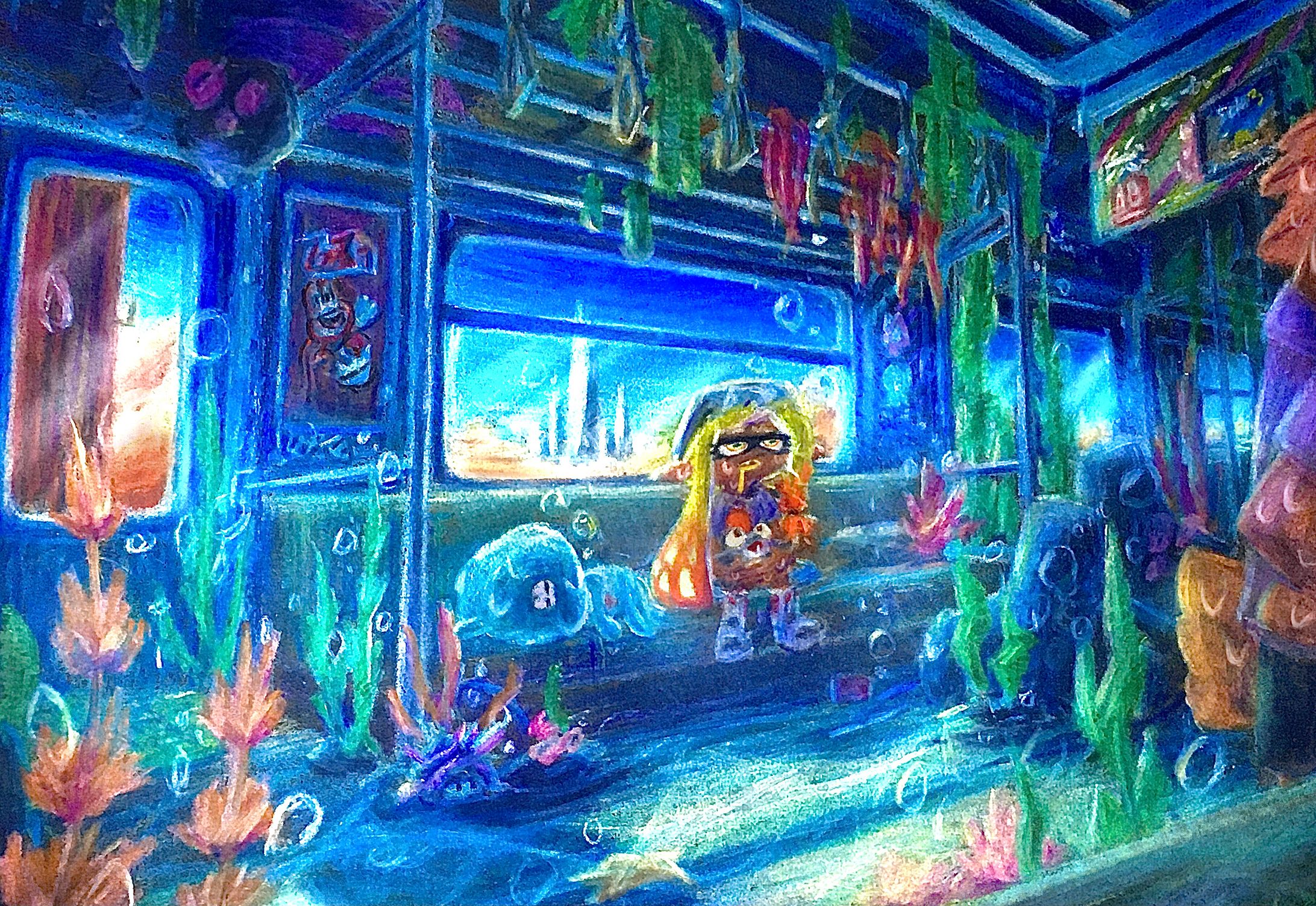 ここは涼しい海の中...(Splatoon3)-1