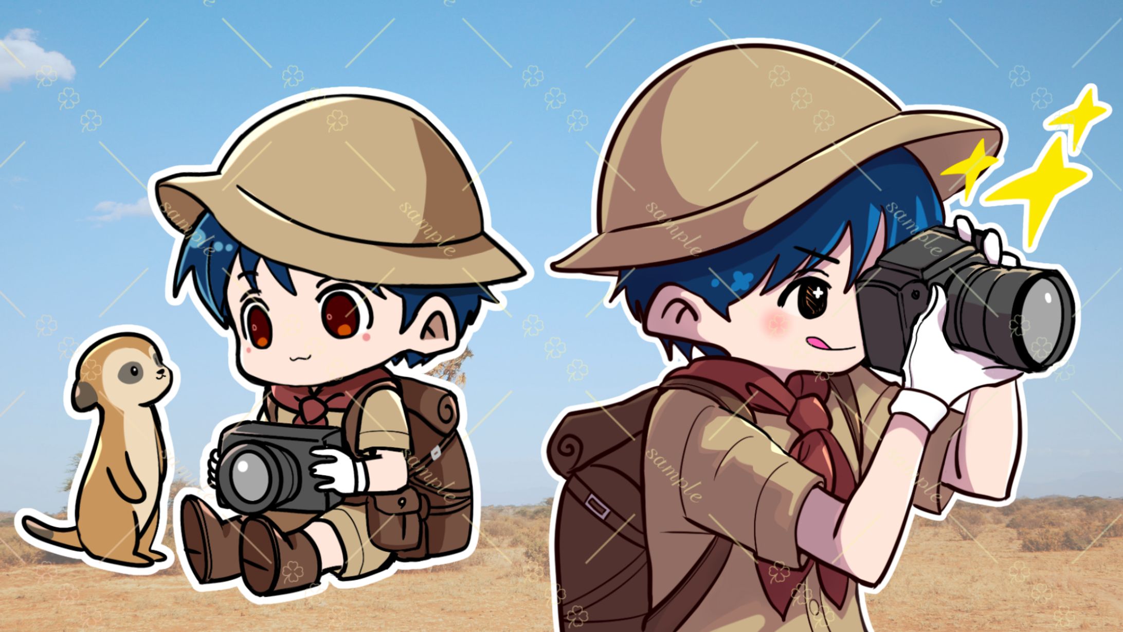 【ゲーム】キャラクターデザイン(男の子)-1