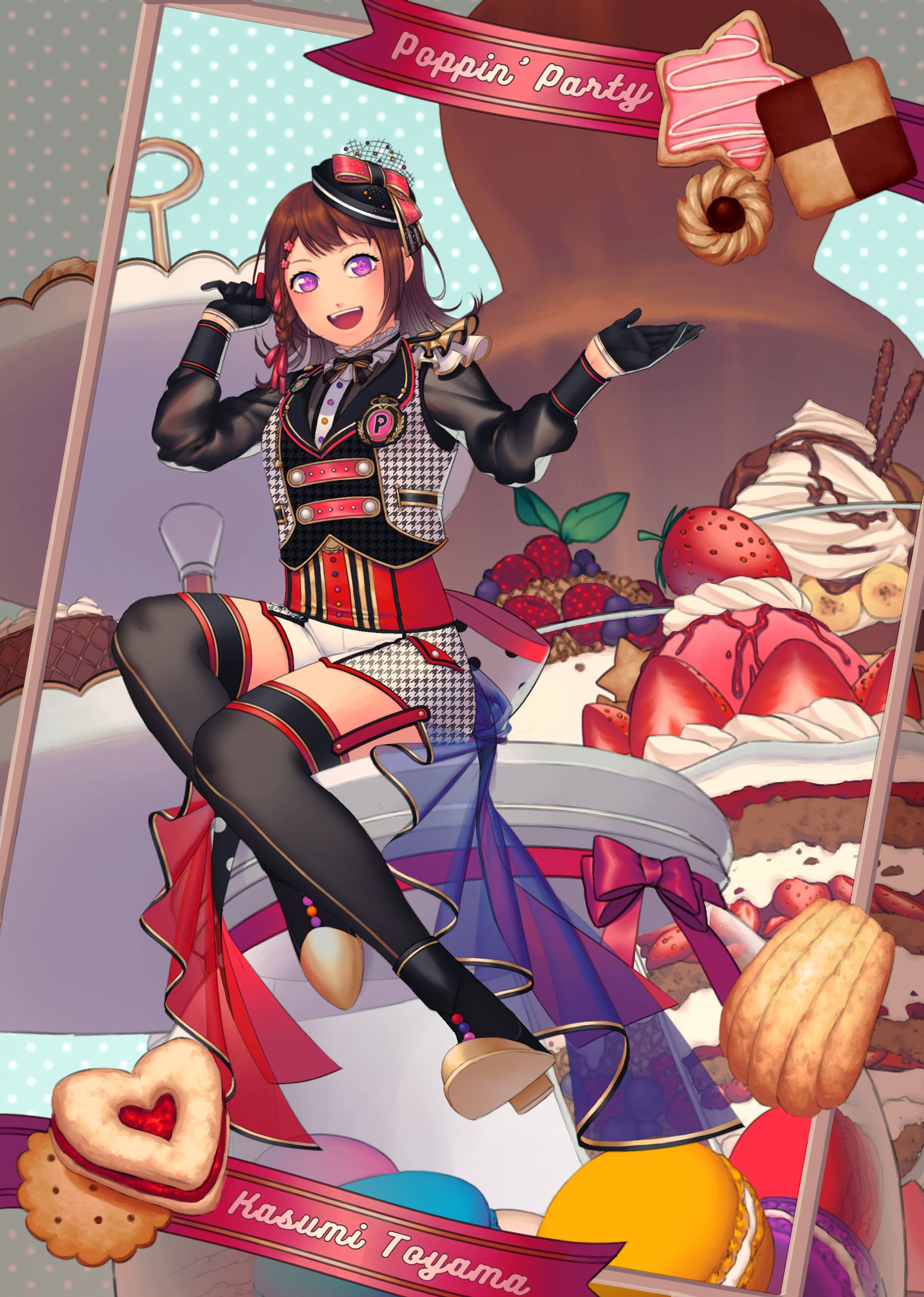 bang dream sweets zine illustration-1