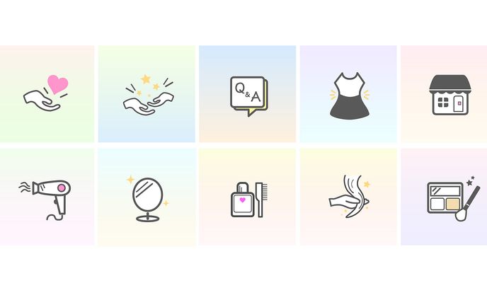 Instagramのハイライトアイコン10種