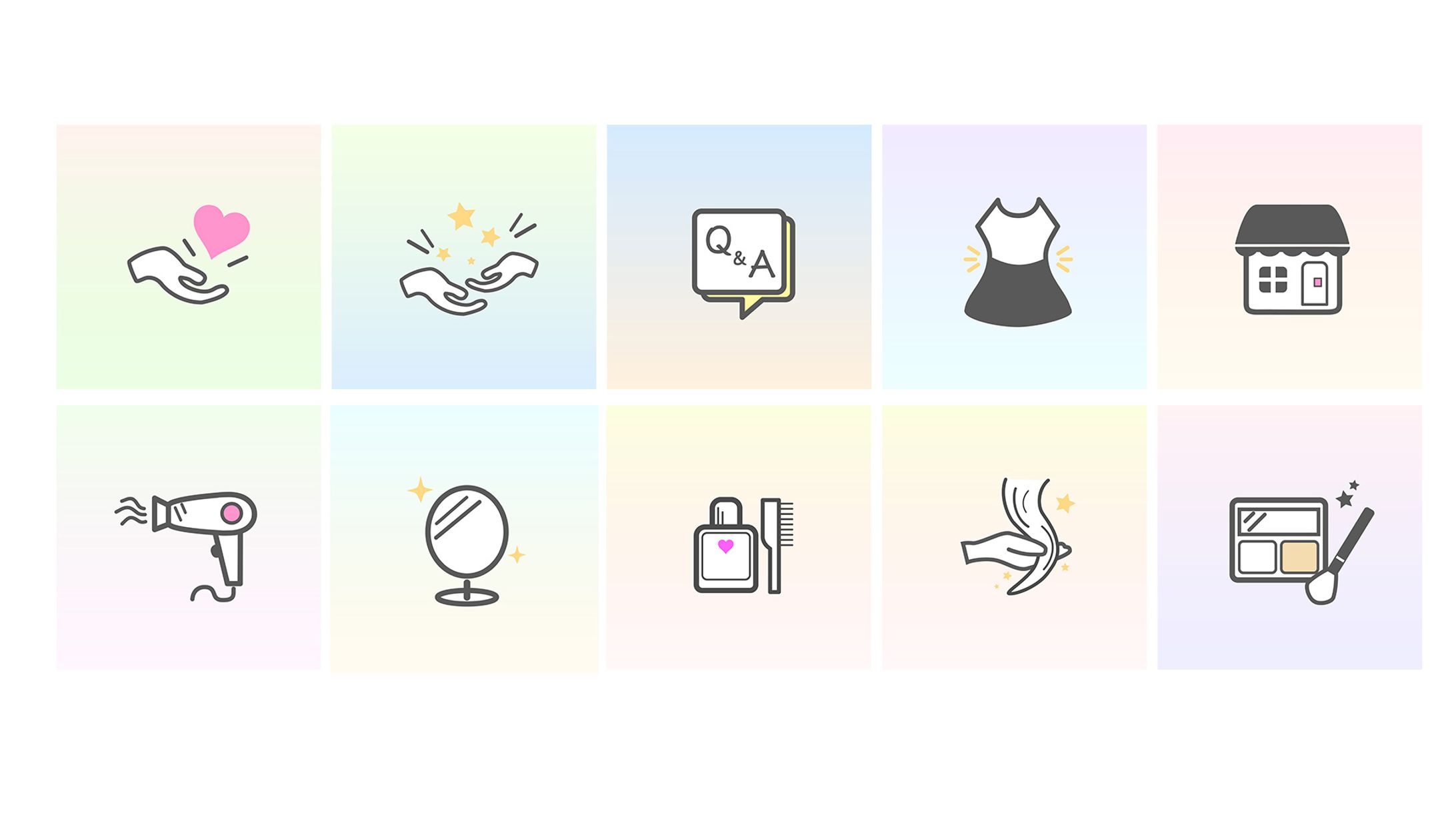 Instagramのハイライトアイコン10種-1