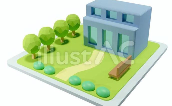 3Dモデル ビル