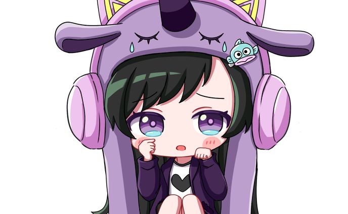 2等身全身イラスト　ひみつさん