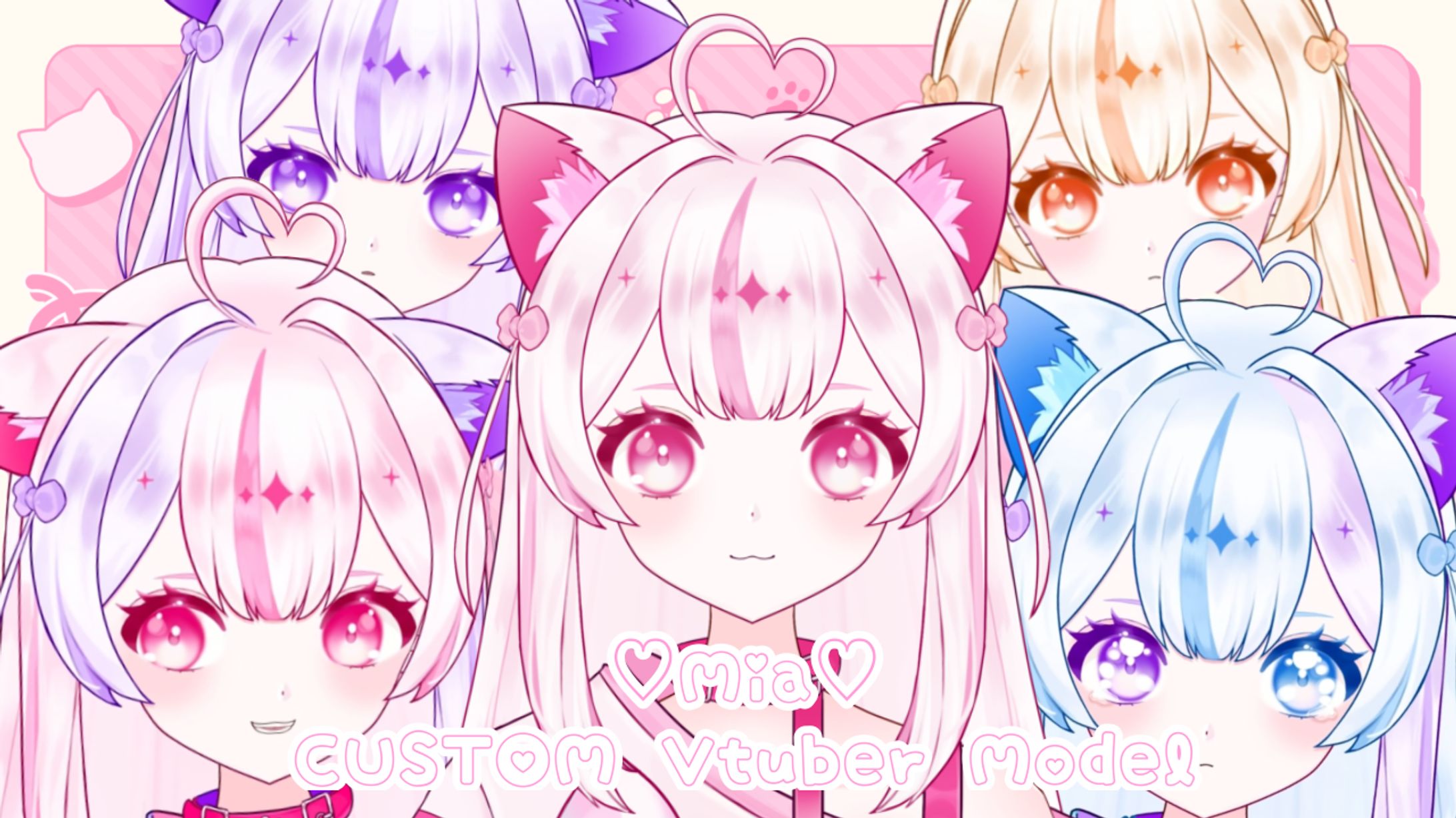 【Mia】【Vtuber Model】カスタム汎用モデル-1