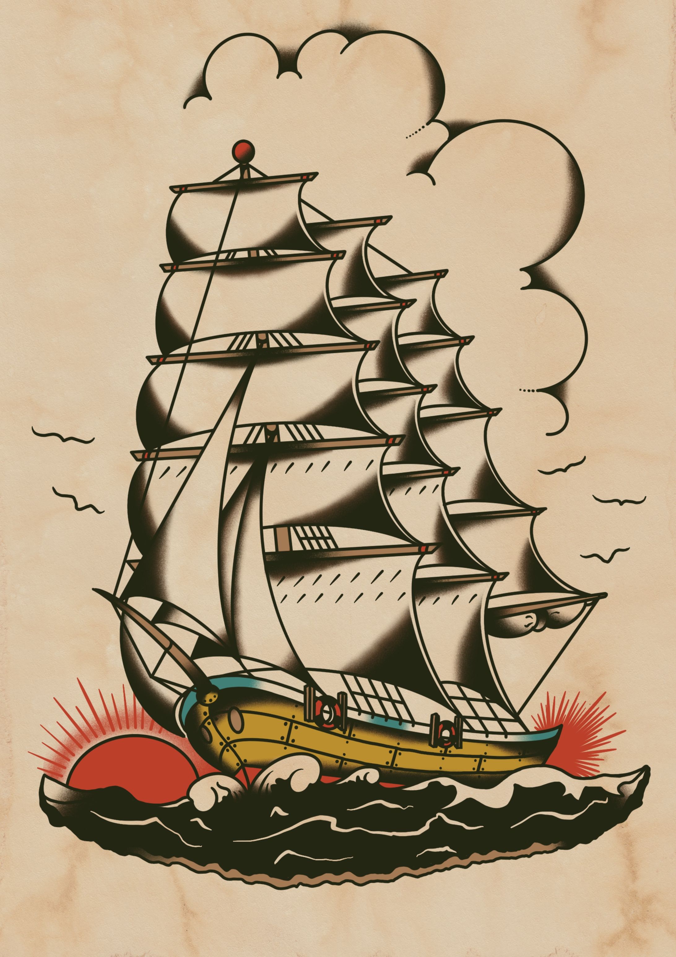 Sailor Jerry "ship"-1