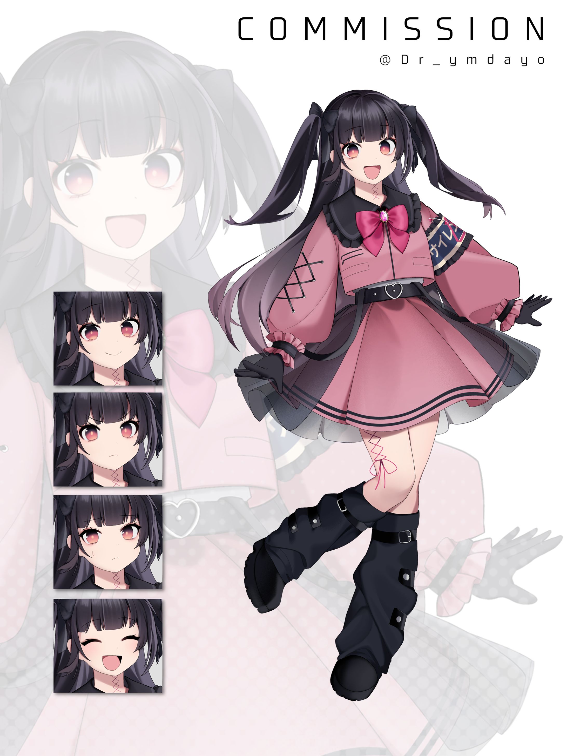 依頼品(全身立ち絵・キャラクターデザイン・差分)-1