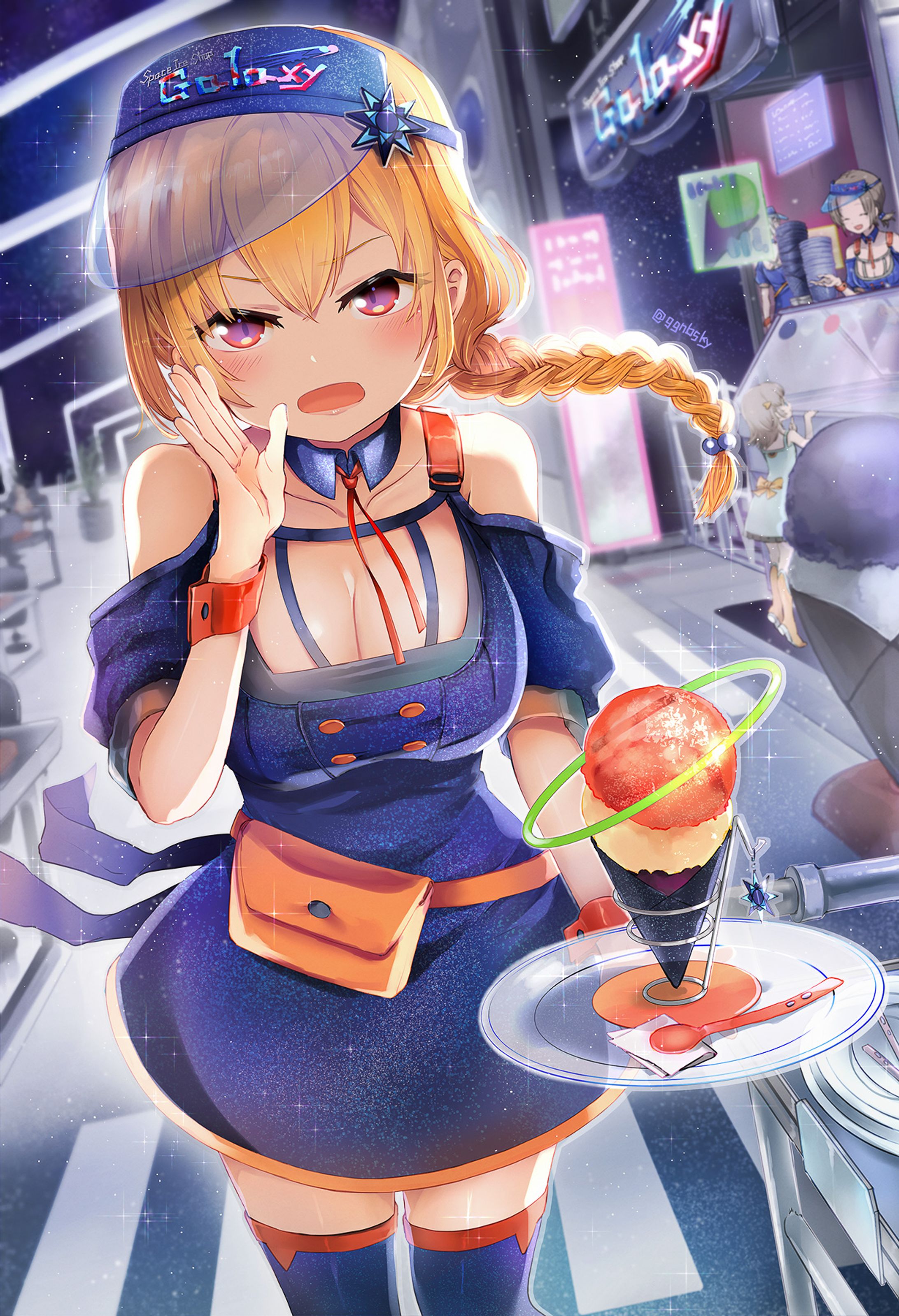 【オリジナル】スペースアイスショップ-1