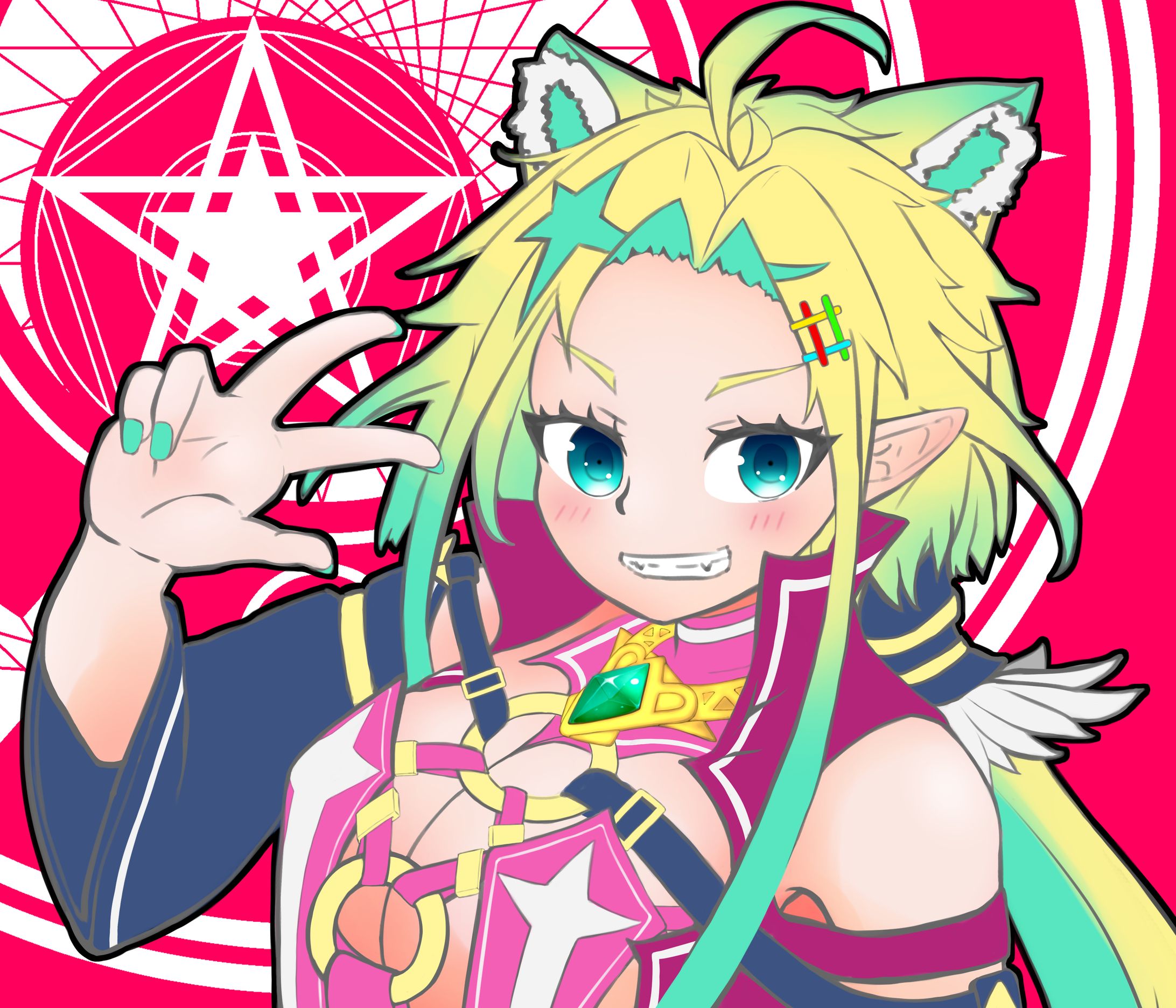 八咫神ユリナ(設定資料？的なラフ_2)_2022-1