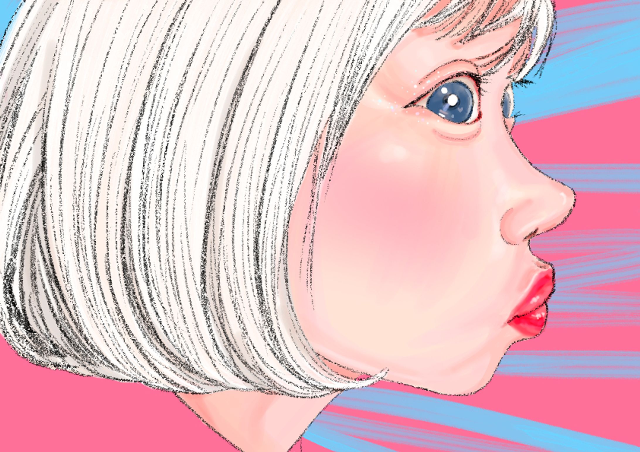 YouTuber柑橘めたるちゃん　イラスト-1