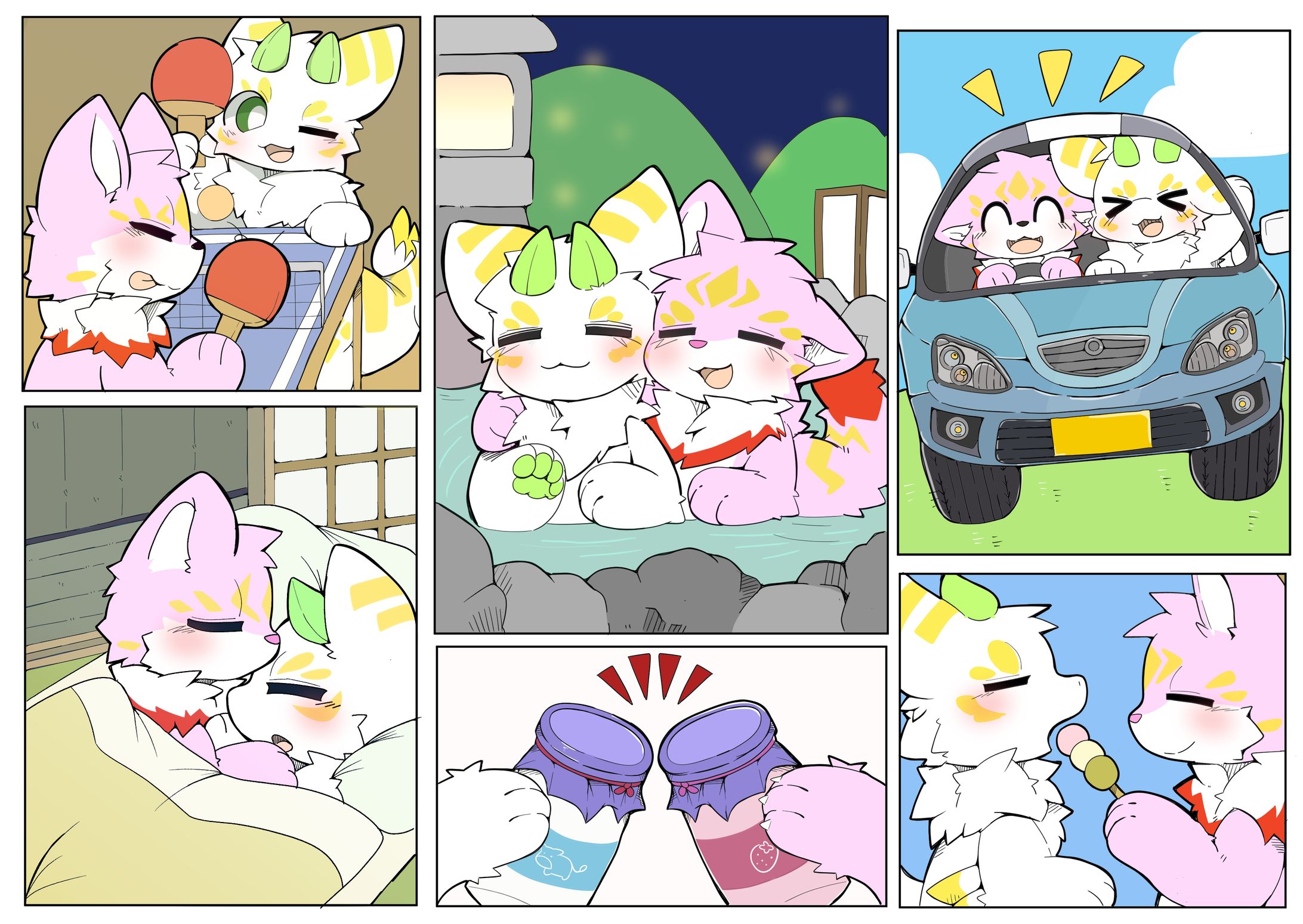 ちびキャラ漫画風コミッション達-1