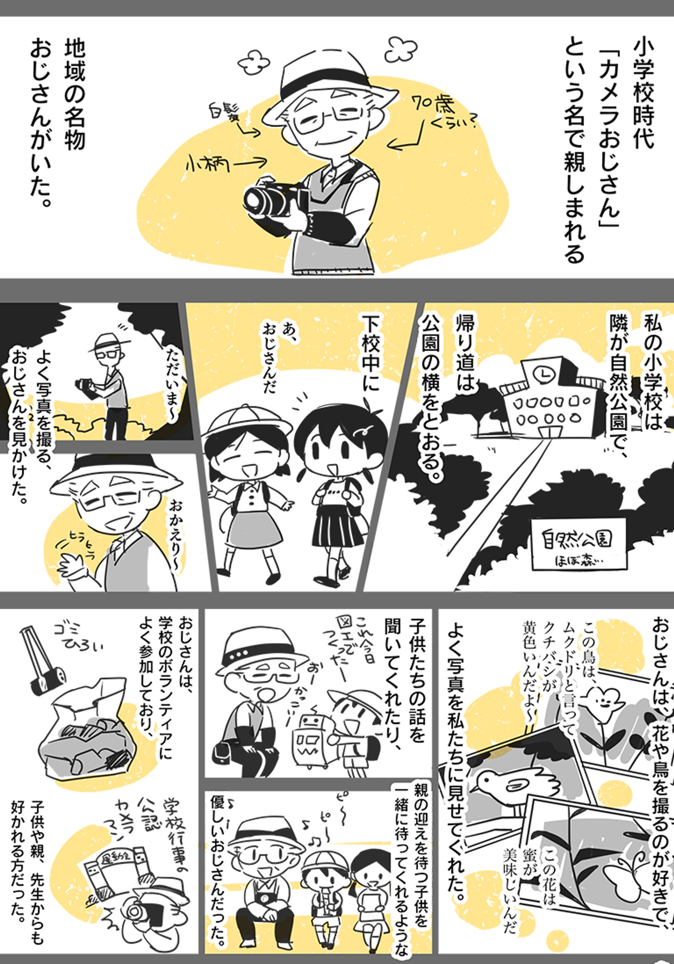エッセイ漫画「カメラおじさん」-1