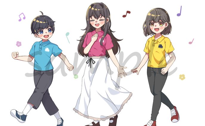 ポスター、立ち絵