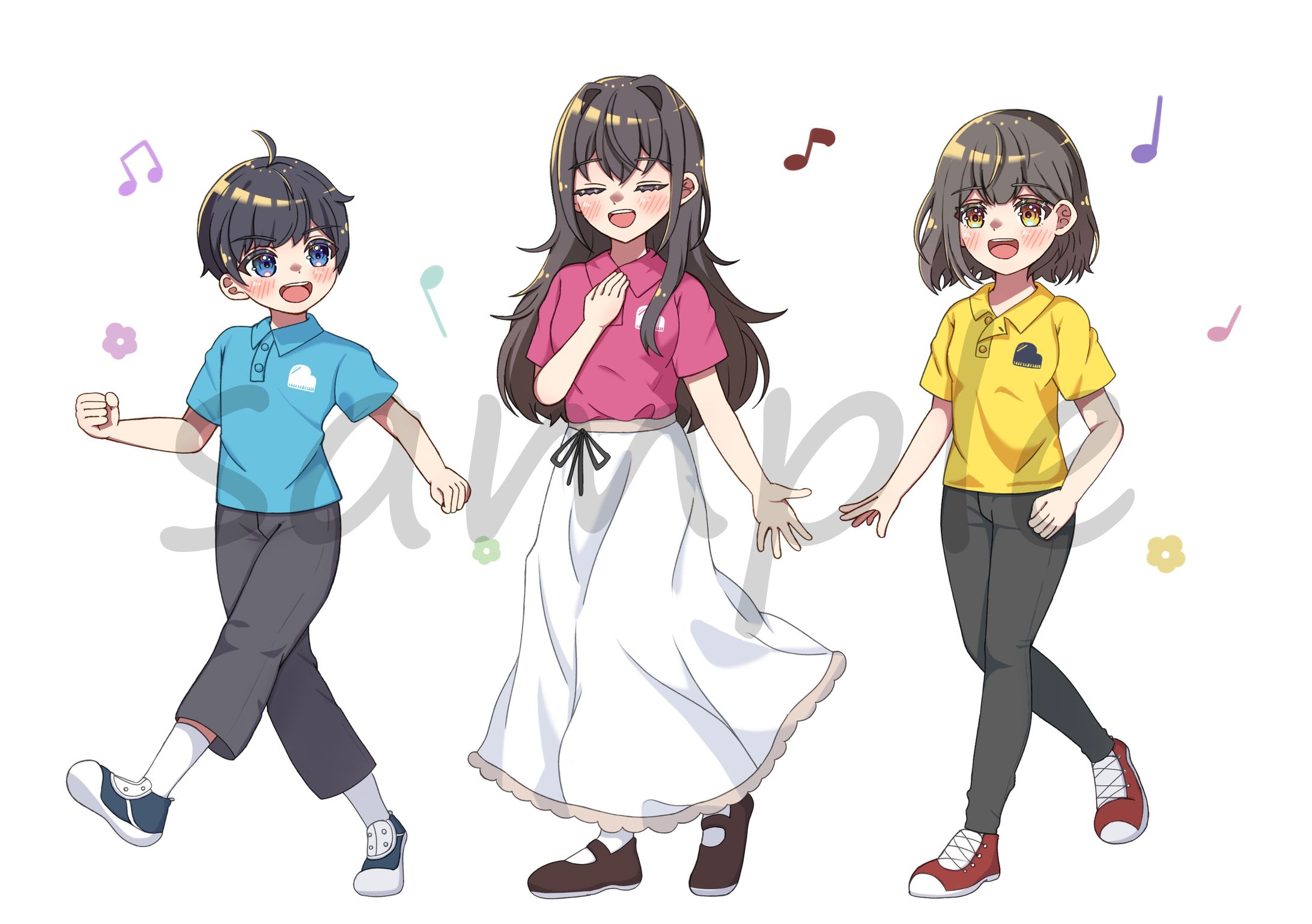 上尾児童合唱団様 宣伝ポスター用立ち絵-1