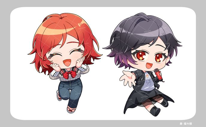 グッズ用ミニキャライラスト