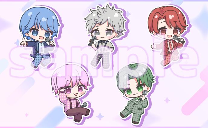 ちょいモザ様 グッズイラスト(キャラデザ込)