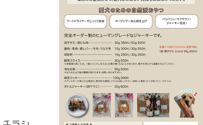 【実績】文太とレオのウマウマ様　チラシ