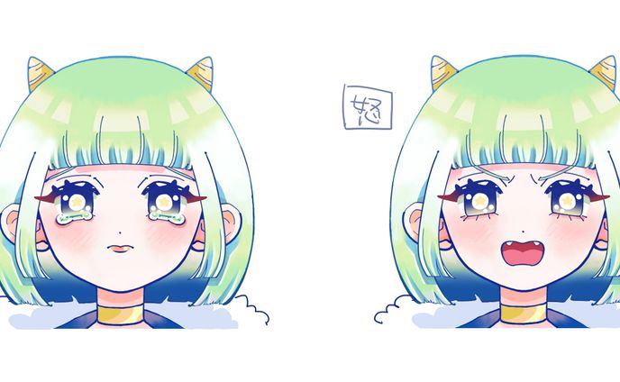 表情変化（サンプル）