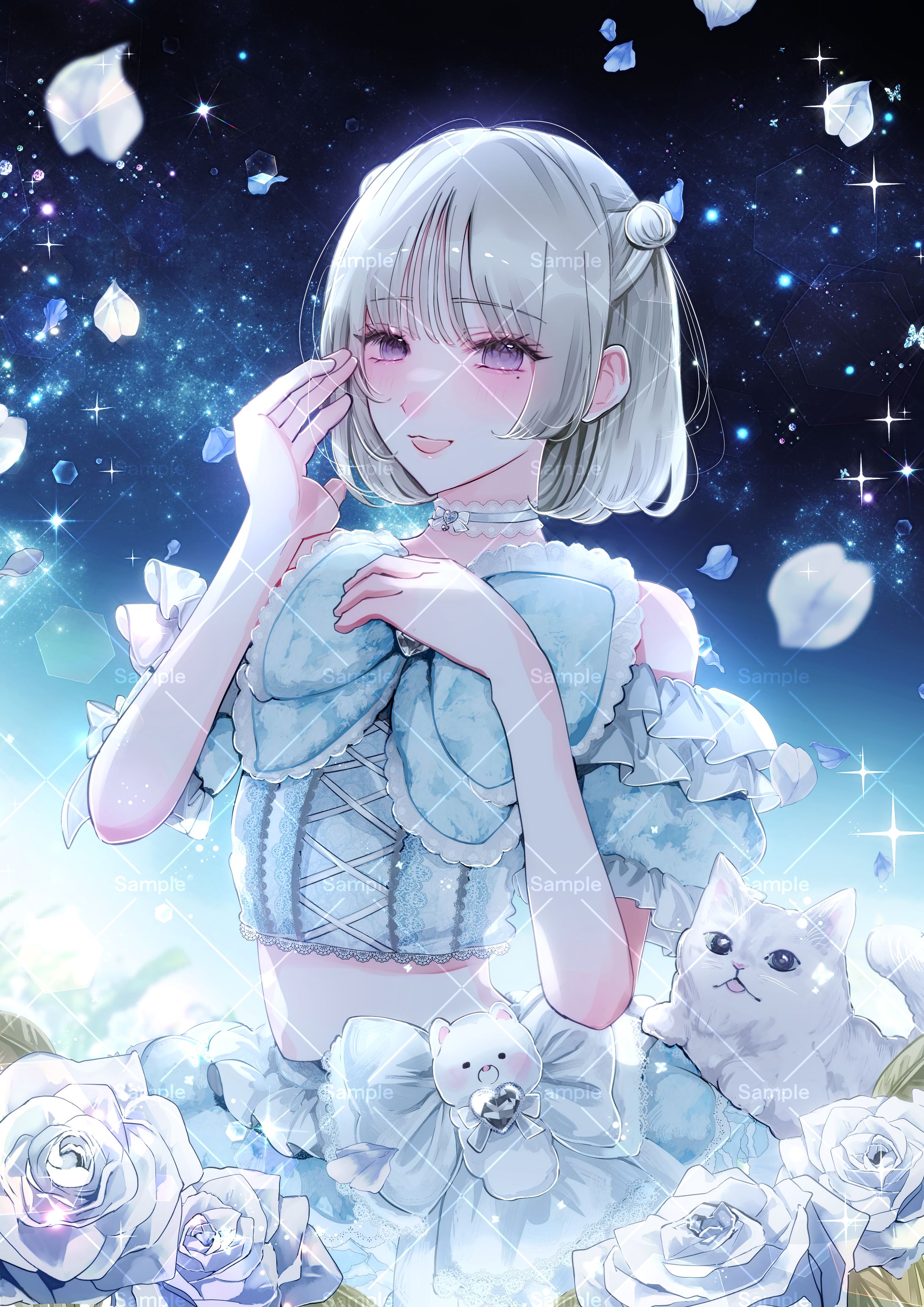 星名るあ様 生誕祭用グッズイラスト(2026.4)-1