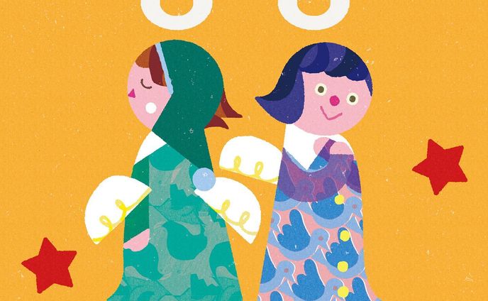 .
#天使の日 

今日はTwitterで好きな動物イラストもたくさん投稿できたし、お仕事で描いた絵にも番組でまた会えたのでとても満足😌おやすみなさい✨

#ロシトロカ #lositoloca
#イラスト #イラストレーション
#illust #illustration #illustrator
#illustrationworks #animal
#animalillustration 
#childrenillustration #🐺🐏