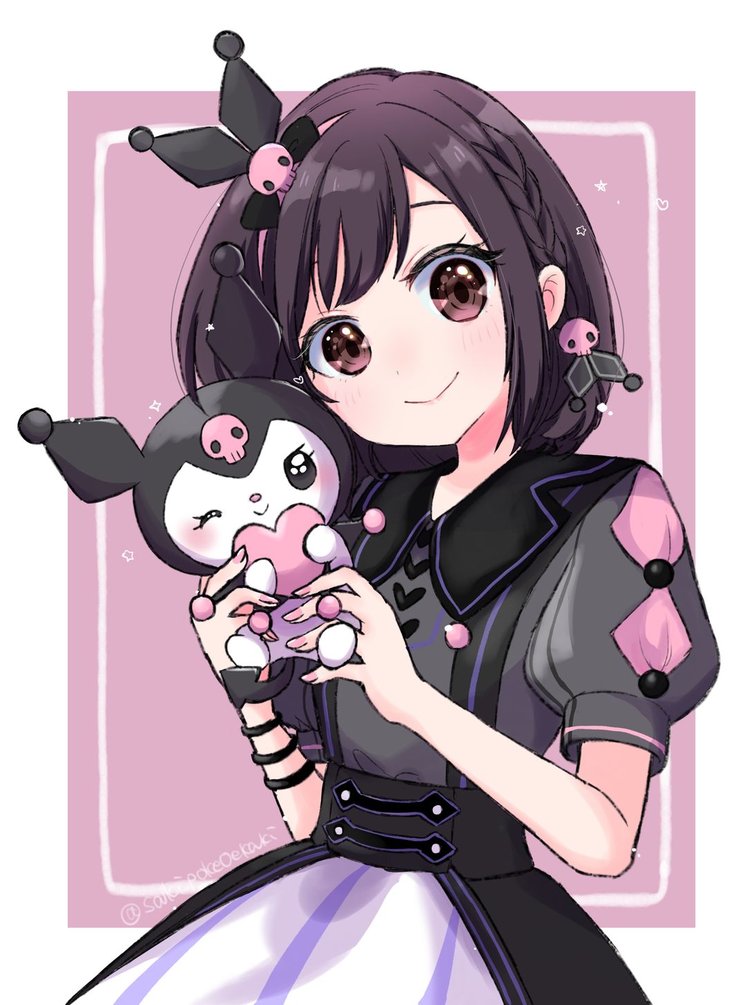 東雲絵名&クロミ