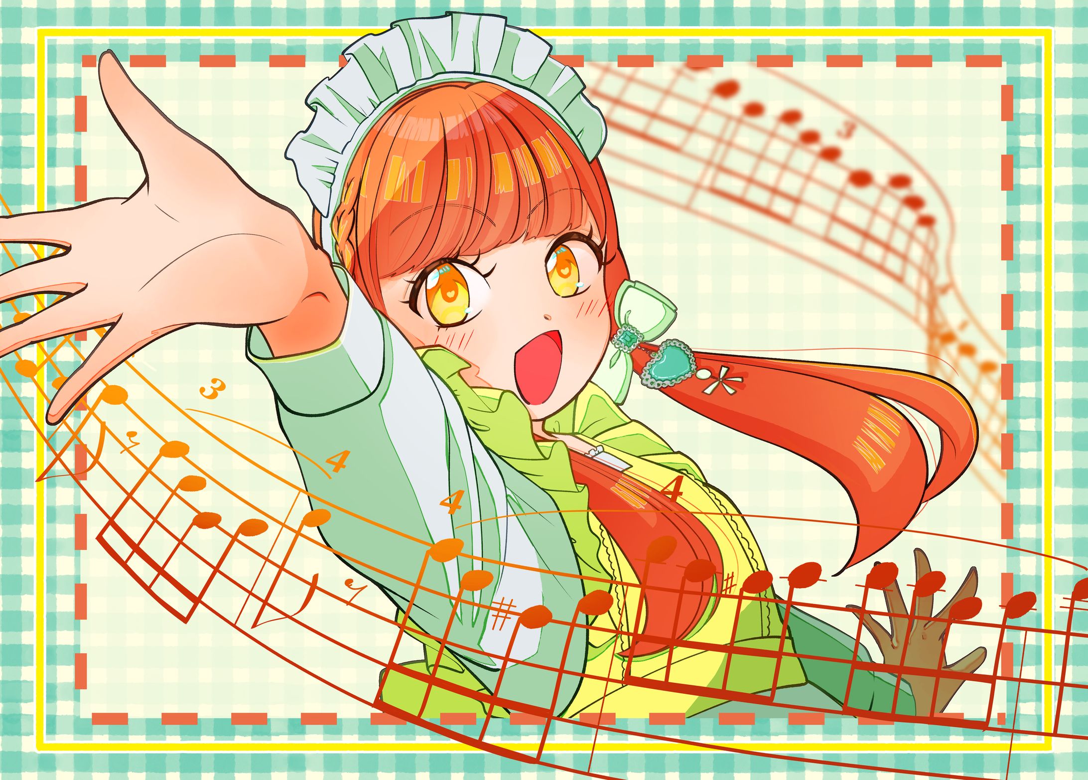 自身のポートフォリオ用表紙イラスト-1