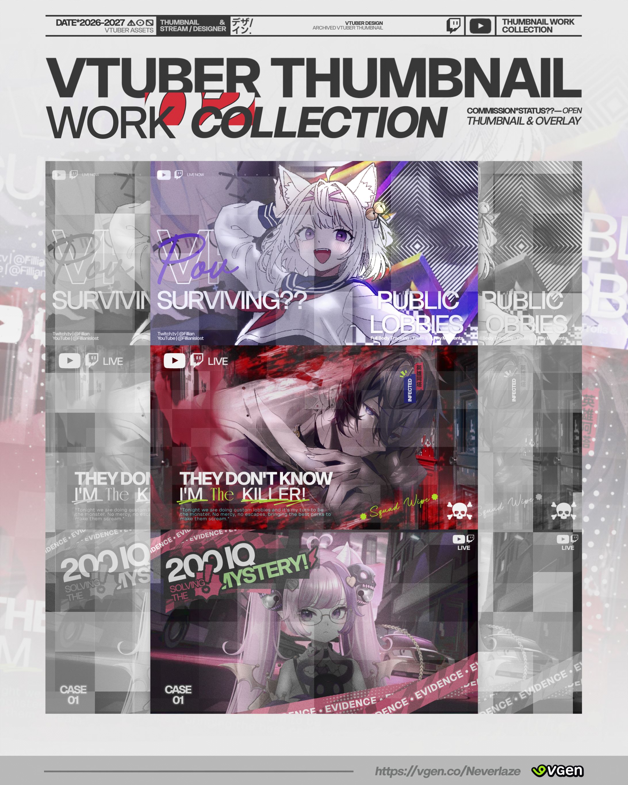 [FAN MADE] - VTUBER - THUMBNAIL WORK COLLECTION 02 -1