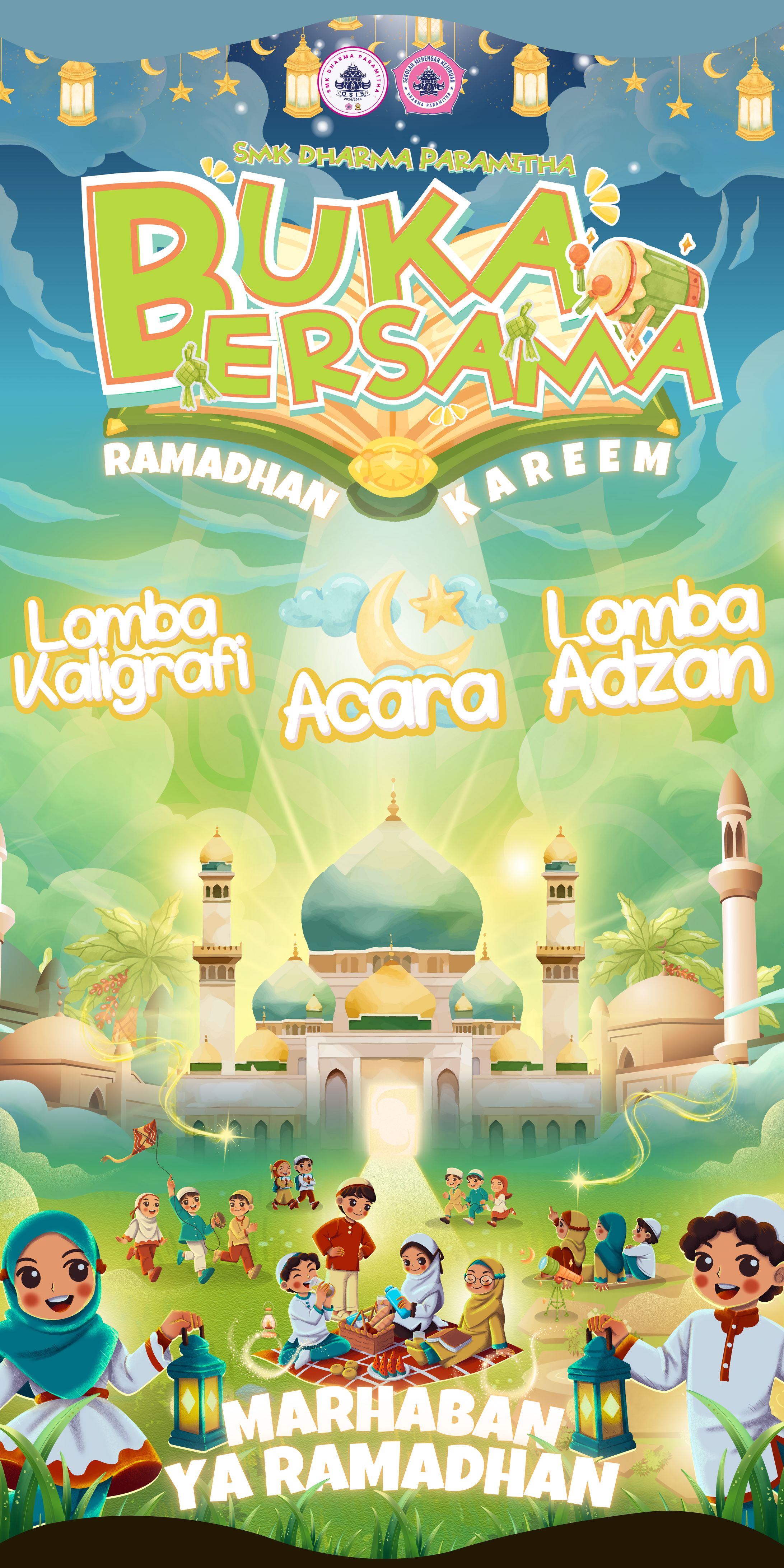 School Design Project I Instagram Feed Post "Ramadhan Kareem"-1