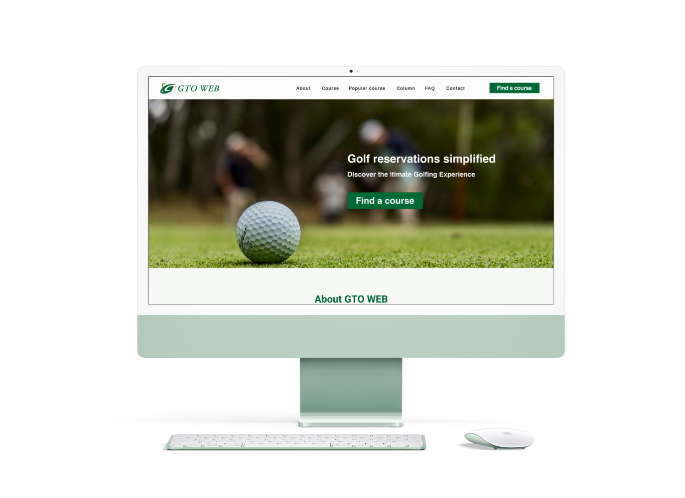 【サービスサイト / スポーツ】ゴルフ場の予約サイト-1