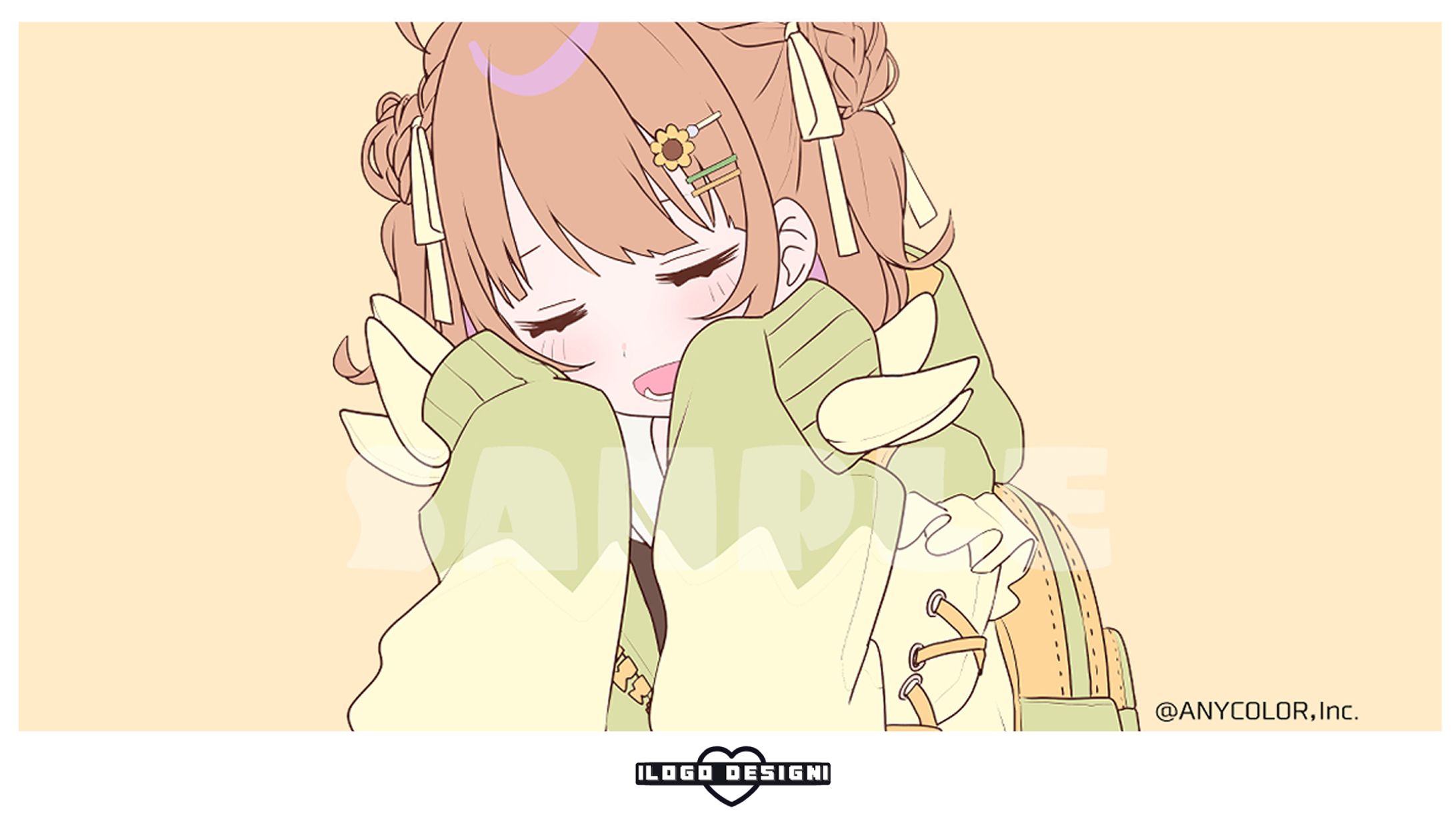 本間ひまわり/きゅうくらりん歌ってみたイラスト-1