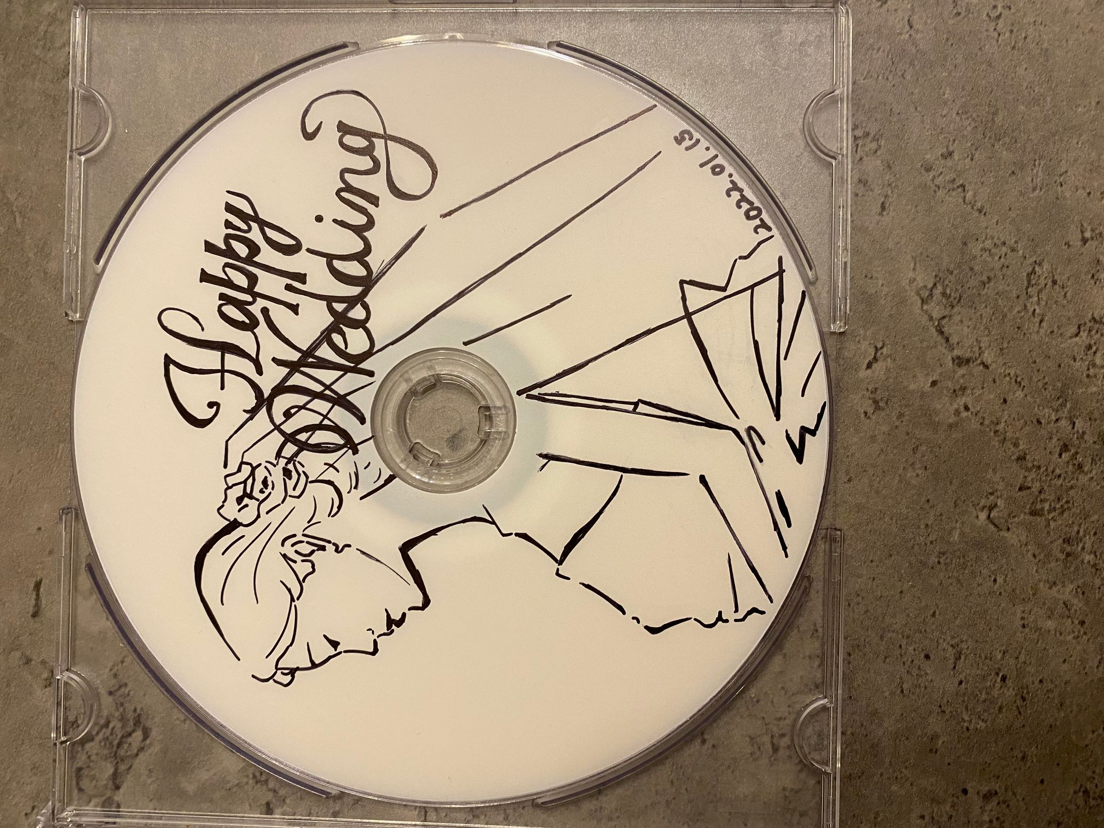 ウェディングムービーDVD デザイン-1