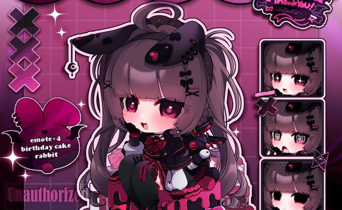 【ちびキャラ】兎子みゅん様