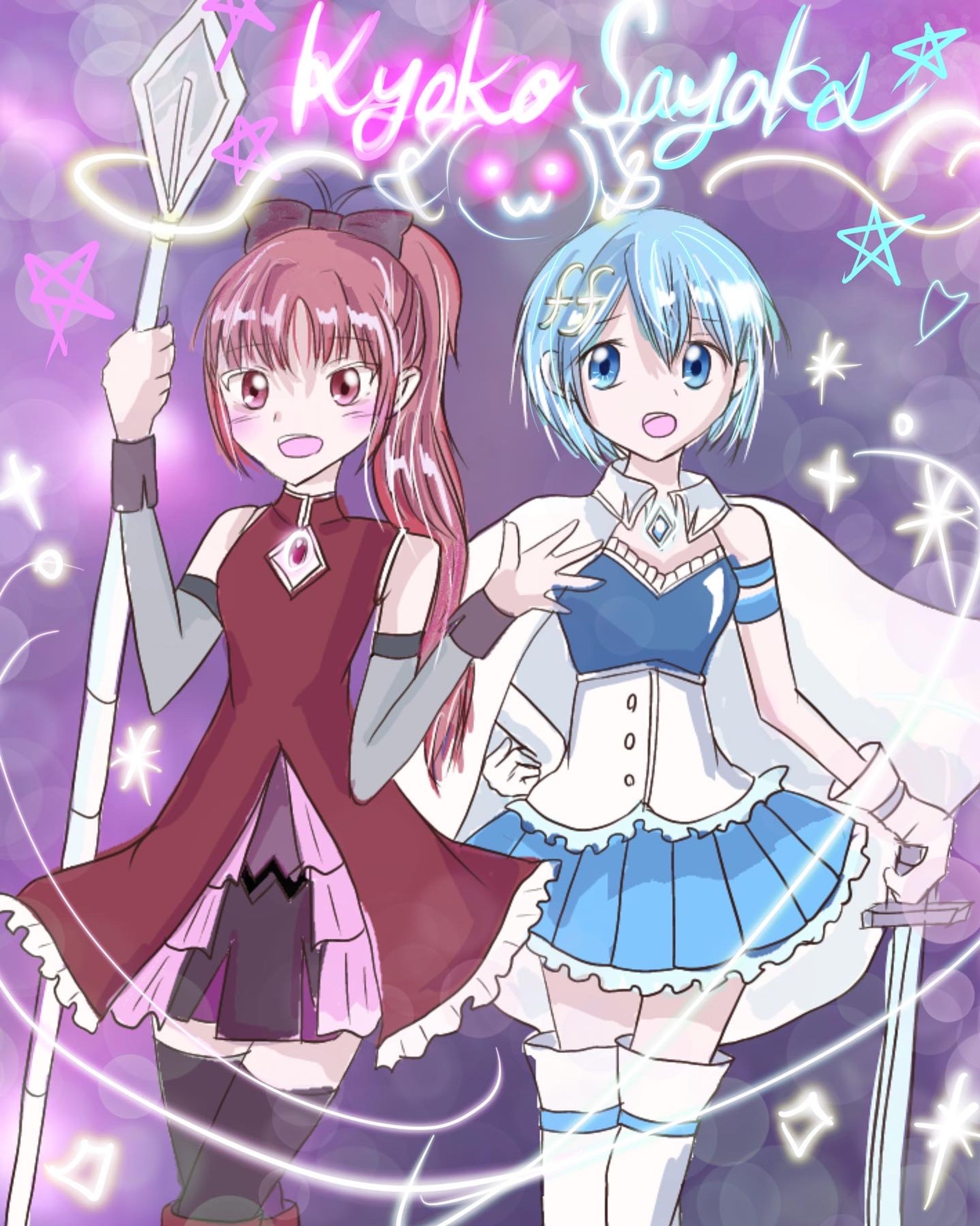 Madoca magika sayaka&kyoko-1
