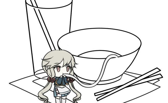 Unfinished Original Chibi Character Illustrations