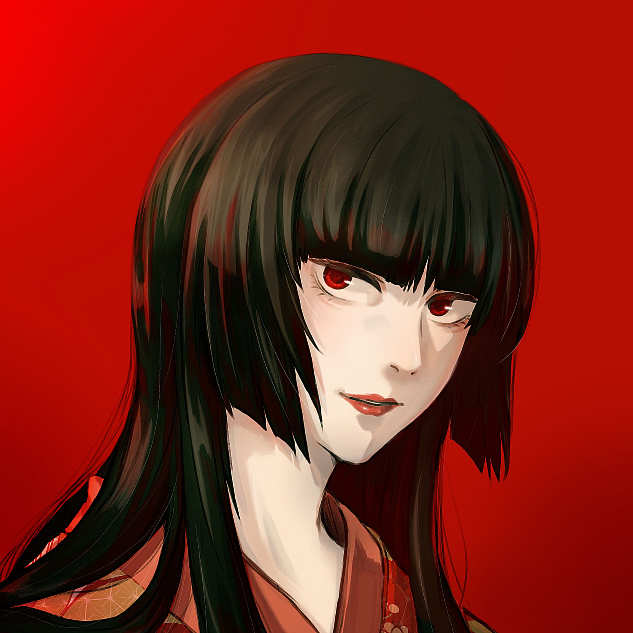 オリジナル（着物女性）-1