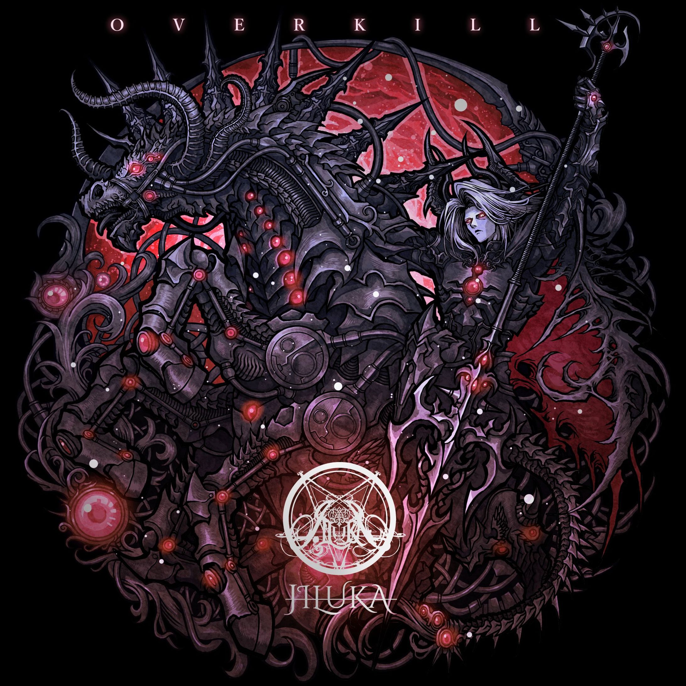 JILUKA「OVERKILL」CD cover illust-1