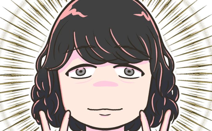 似顔絵風イラスト