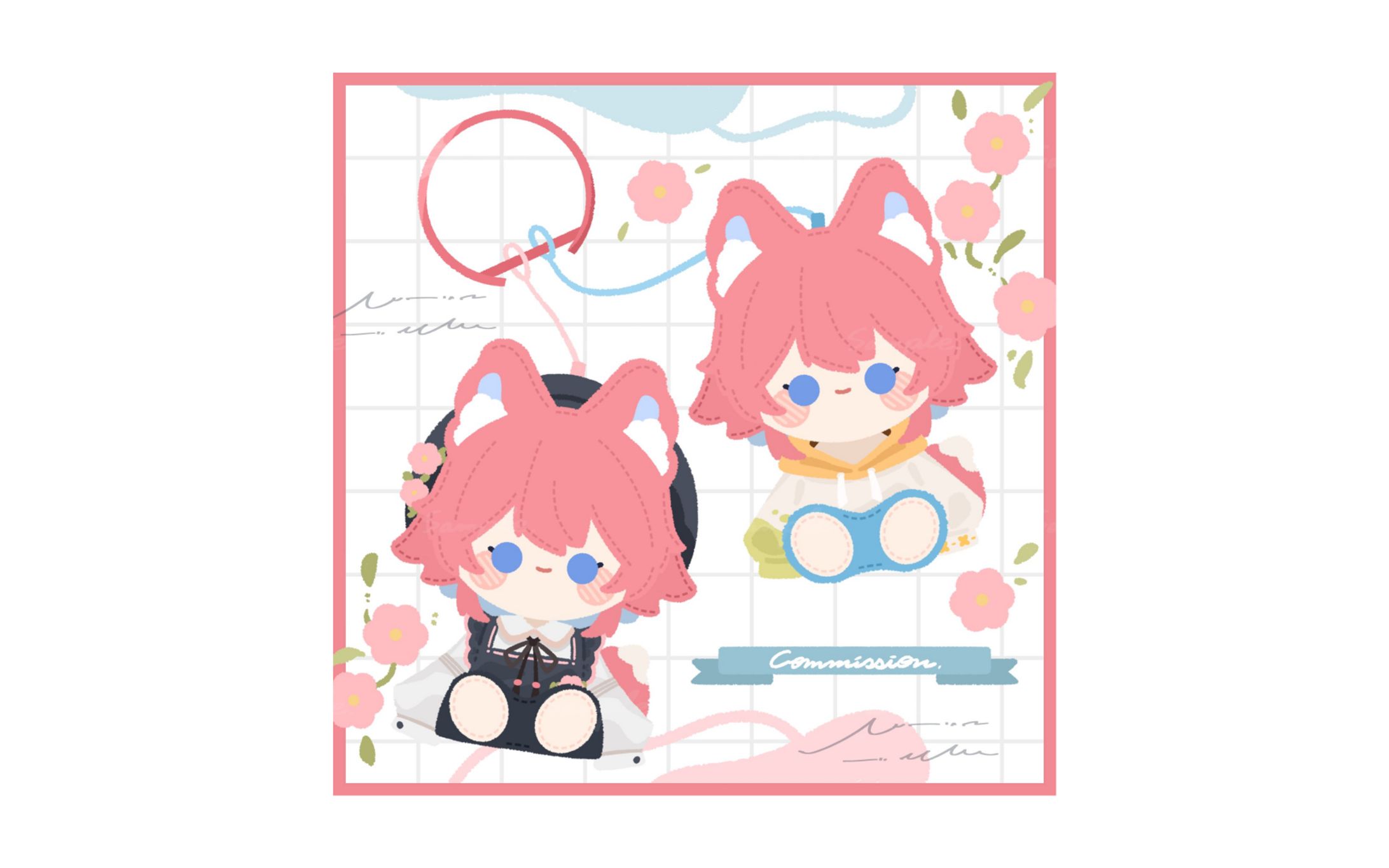 ぬいぐるみ風イラスト#3-1