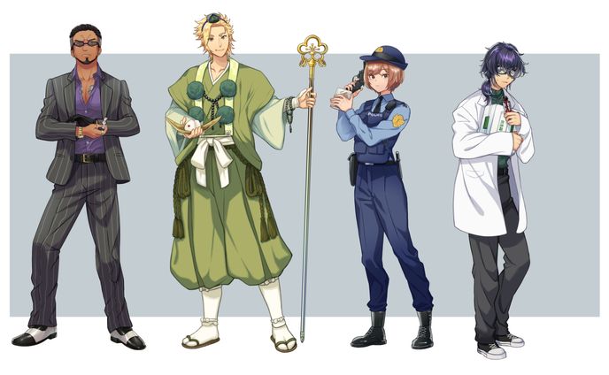 TRPG用立ち絵（全身）