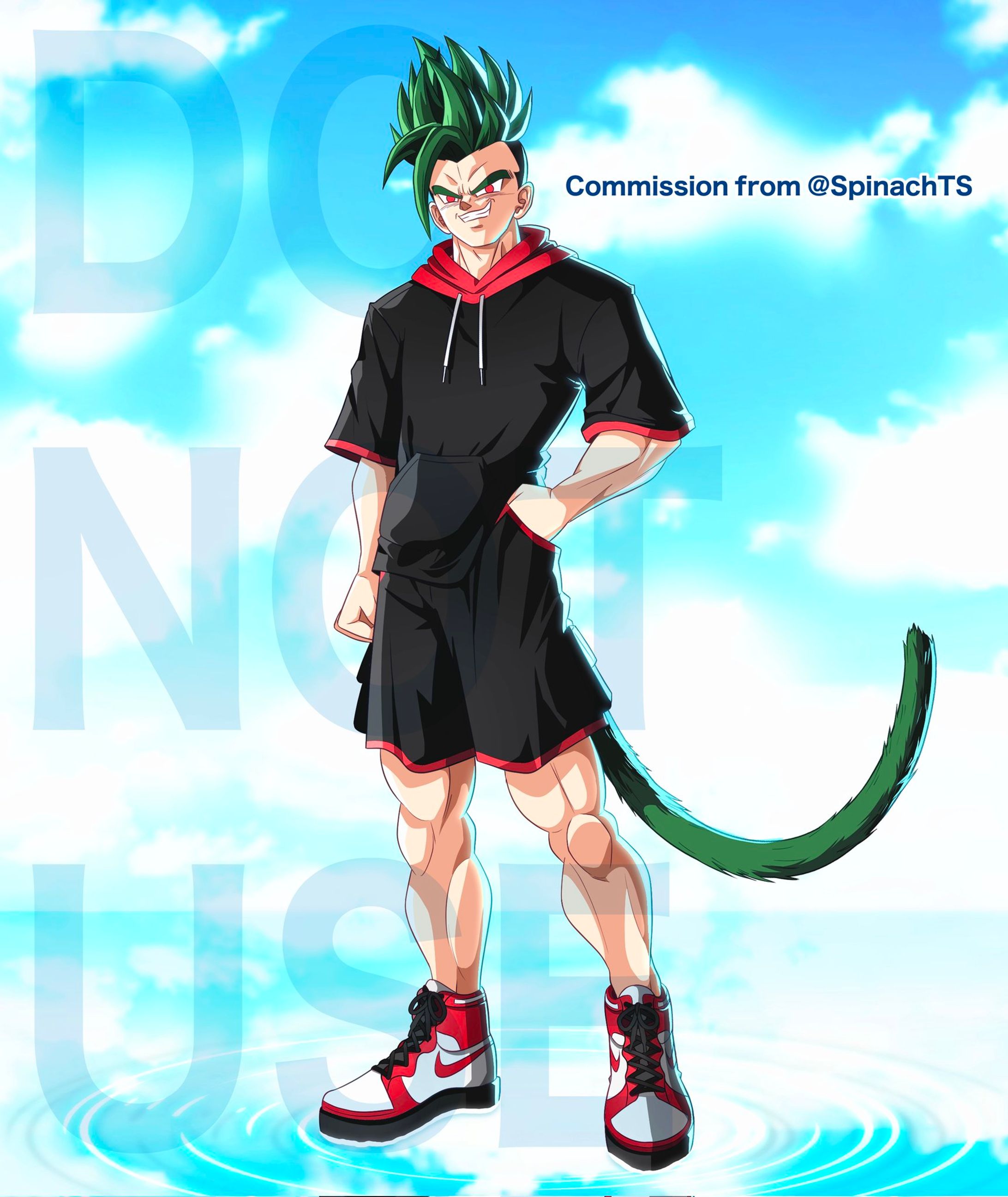 Commission for SpinachTS in colored illustration-1