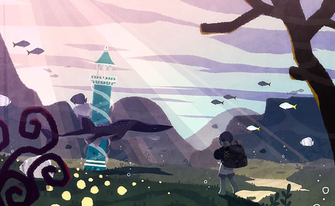 【創作】シースカイの旅人