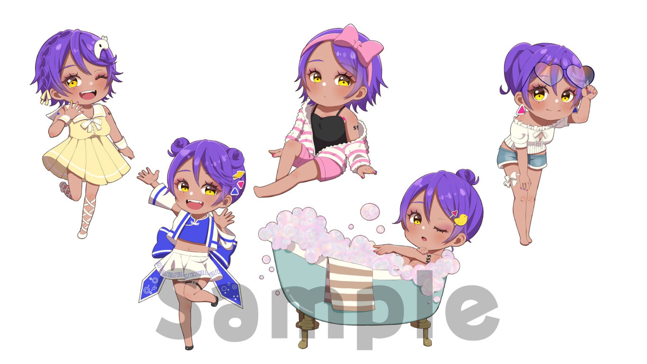 TAG LIVE LAVEL ×　作業進コラボ缶　描きおろしイラスト-1