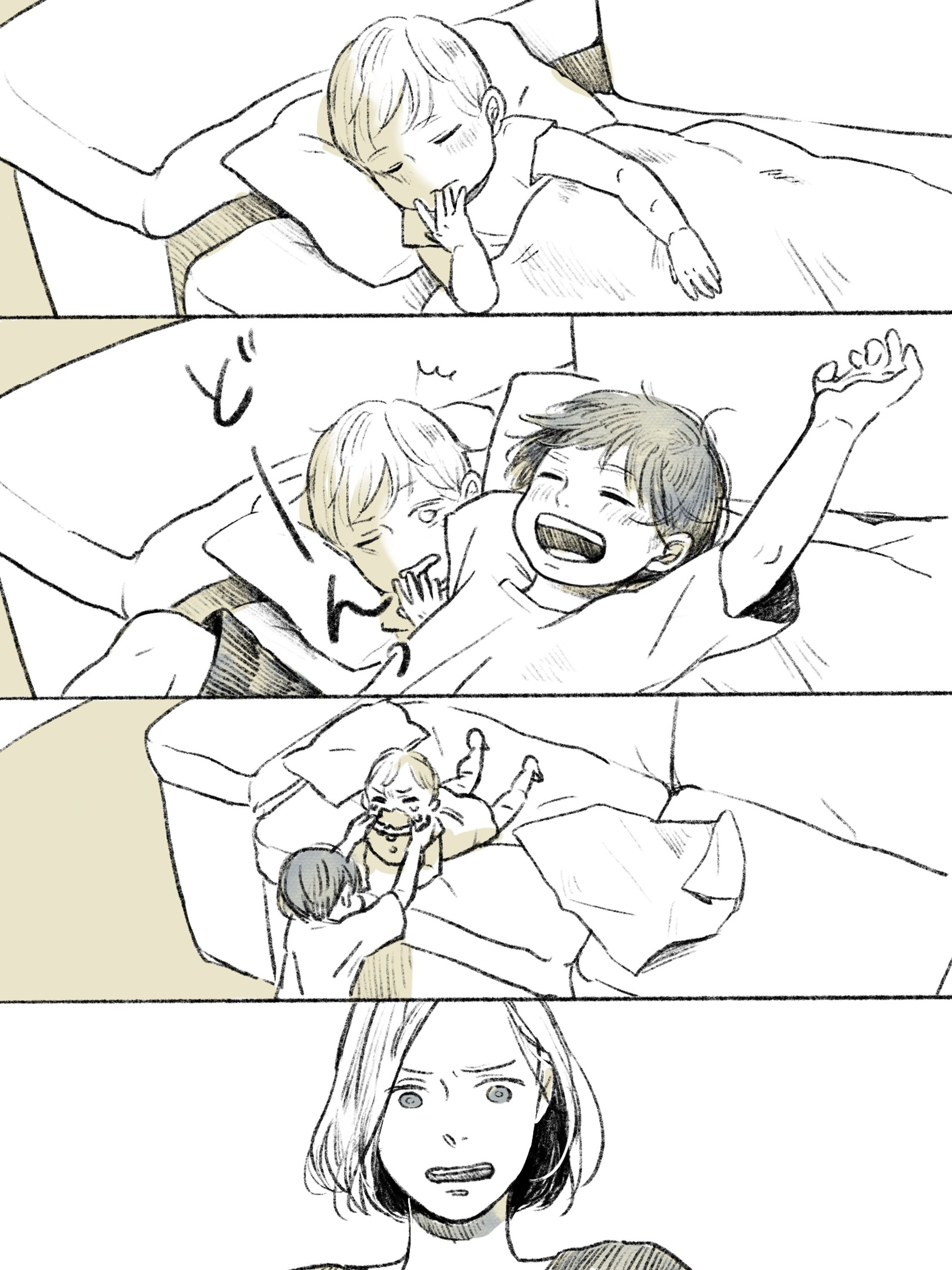漫画　|　育児漫画「息子がバケツをかぶり出してドキリとした話」-1