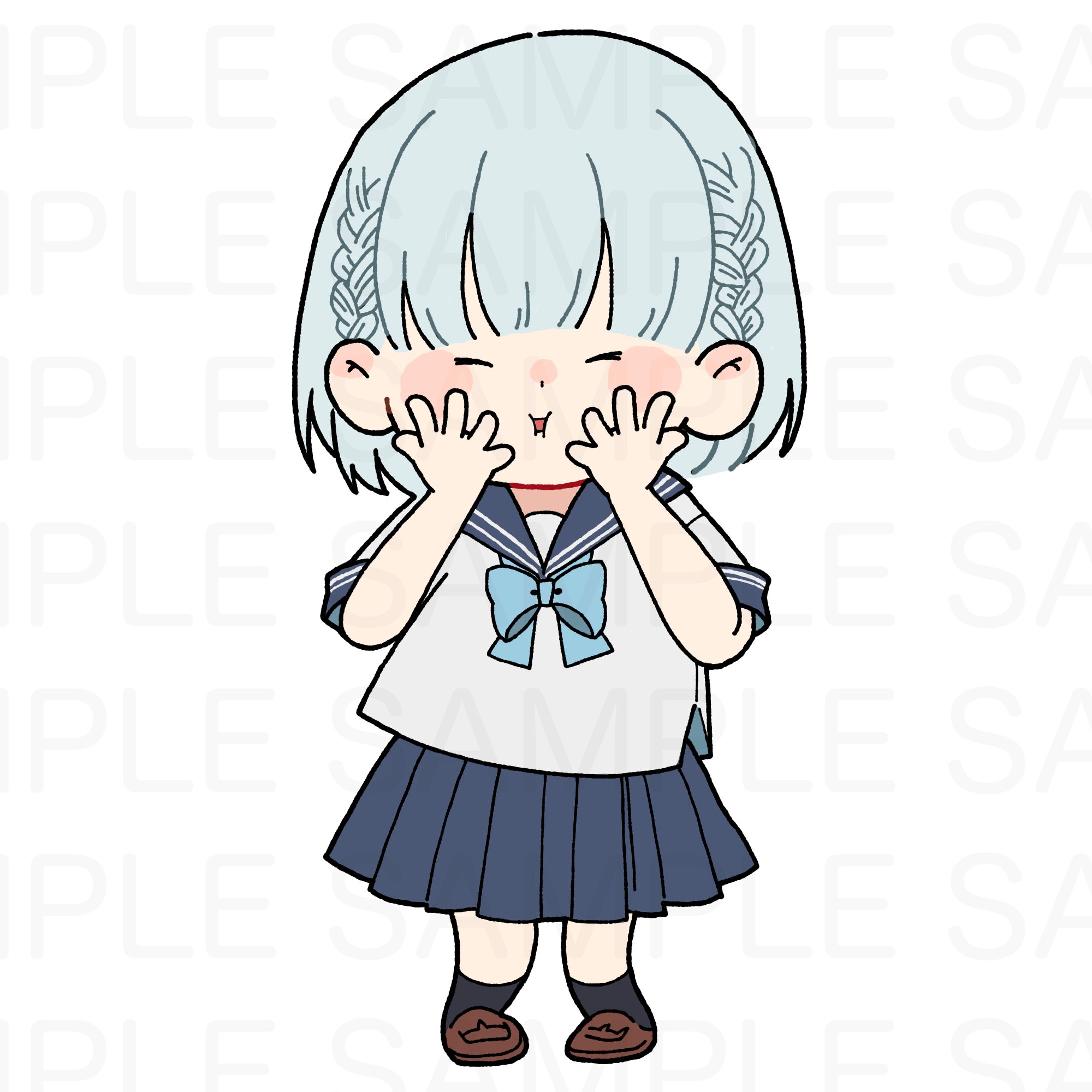 個人様ご依頼01_Showroom用SDイラスト-1